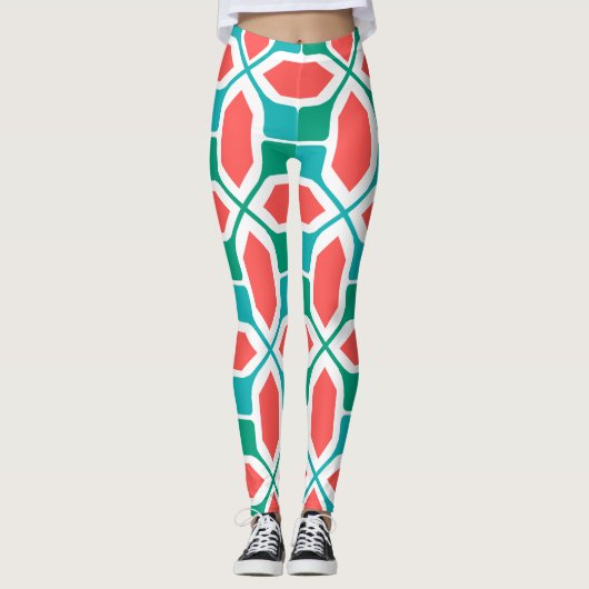 Art Deco Mosaic Leggings (Vorderseite)
