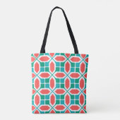 Art Deco Mosaic Tasche (Rückseite)