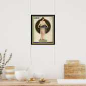 Art Deco Motor Magazine Cover 16 x 20 Poster (Küche)