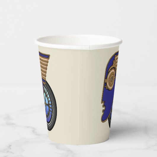 Art Deco Motorhead Pappbecher (Rechts)