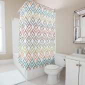 Art Deco Mountains Duschvorhang (Beispiel)