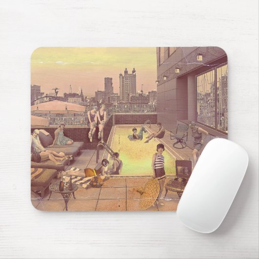 Art Déco Mousepad (Mit Mouse)