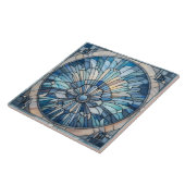 Art Déco - Muschel aus gefestigtem Glas Fliese (Seite)