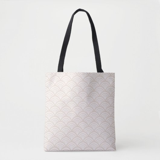 Art Deco Muschel-Bogen Haferflocken Tasche (Vorderseite)
