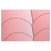 Art Deco Muschel Design Rosa Stoff (Fat Quarter (45,7 x 55,9 cm))