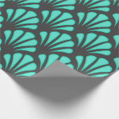Art Deco Muschel Form Geschenkpapier (Ecke)