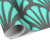 Art Deco Muschel Form Geschenkpapier (Rolleneckpunkt)