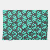 Art Deco Muschel Form Geschirrtuch (Horizontal)
