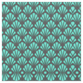 Art Deco Muschel Form Stoff (Nahaufnahme)