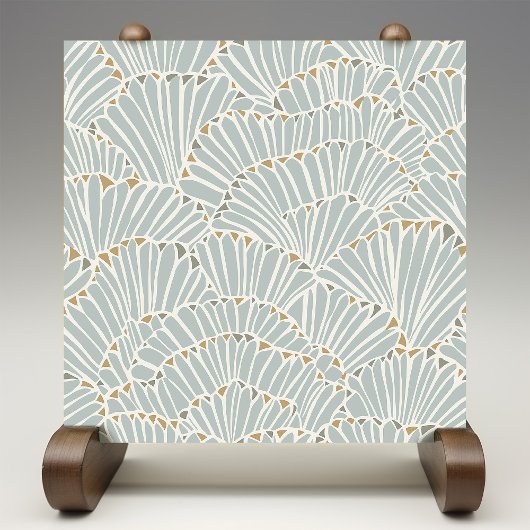 Art Deco Muscheln Keramik Tile Fliese