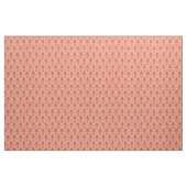 Art Deco Muster 01 - Dali's Red on Off-White Stoff (Yard (91,4 cm))