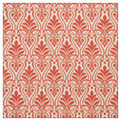 Art Deco Muster 01 - Dali's Red on Off-White Stoff (Muster)