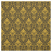 Art Deco Muster 01 - Deko Gold 2 auf Black Stoff (Muster)