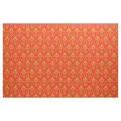 Art Deco Muster 01 - Deko Gold 2 auf Carmine Red Stoff (Fat Quarter (45,7 x 55,9 cm))