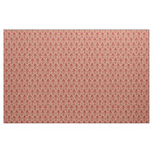 Art Deco Muster 01 - Dunkelrot auf Off-White Stoff (Yard (91,4 cm))