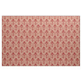 Art Deco Muster 01 - Dunkelrot auf Off-White Stoff (Fat Quarter (45,7 x 55,9 cm))