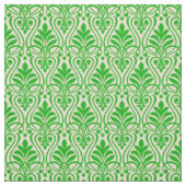Art-Deco-Muster 01 - Dunkles Lime Green auf Off-Wh Stoff (Muster)