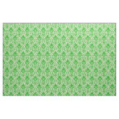 Art-Deco-Muster 01 - Dunkles Lime Green auf Off-Wh Stoff (Fat Quarter (45,7 x 55,9 cm))