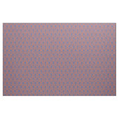 Art Deco Muster 01 - Preußisches Blau auf Orange Stoff (Yard (91,4 cm))