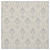 Art Deco Muster 01 - Spanisches Grau auf Off-White Stoff (Muster)