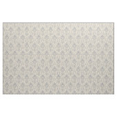 Art Deco Muster 01 - Spanisches Grau auf Off-White Stoff (Fat Quarter (45,7 x 55,9 cm))