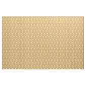 Art Deco Muster 01 - Weiß auf Deko Gold 2 Stoff (Yard (91,4 cm))