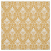 Art Deco Muster 01 - Weiß auf Deko Gold 2 Stoff (Muster)