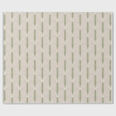 Art Deco Muster 03 - Camouflage Green on White Geschenkpapier (Flach)
