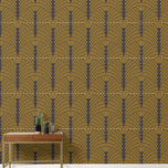 Art Deco Muster 03 - Deko Black auf Deko Gold Tapete<br><div class="desc">Art Deco Muster 03 - Deko Black auf Deko Gold</div>