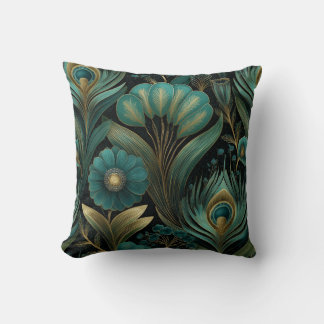 Art Deco Muster 8 Print - Throw Pillow Kissen