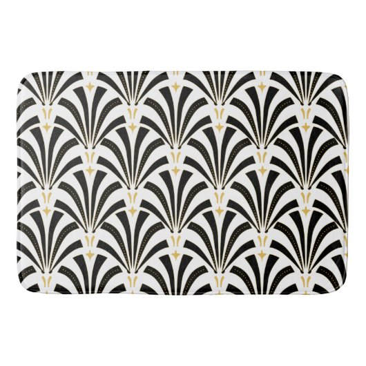 Art Deco Muster Badematte (Vorderseite)