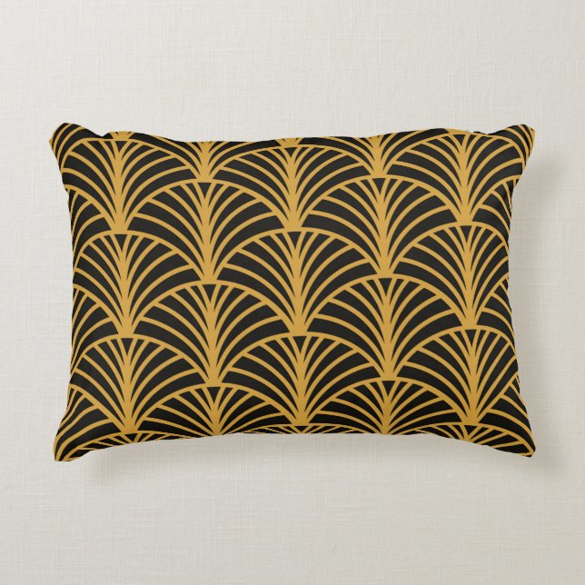 Art-Deco-Muster. Dekoration  Dekokissen (Vorderseite)