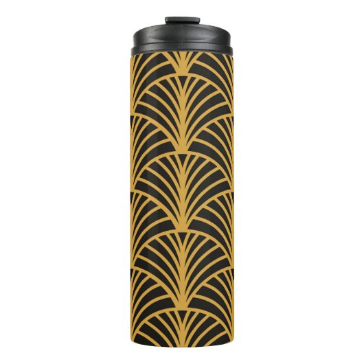 Art-Deco-Muster. Dekoration Thermosbecher (Vorderseite)
