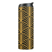 Art-Deco-Muster. Dekoration Thermosbecher (Nach links gedreht)