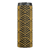 Art-Deco-Muster. Dekoration Thermosbecher (Rückseite)