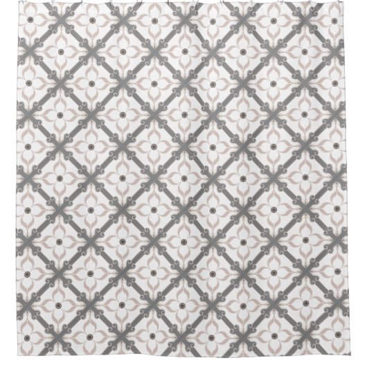 Art-Deco-Muster Duschvorhang (Vorderseite)