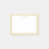 Art Deco Muster Elegante Gatsby Custom Stationery Post-it Klebezettel (Vorderseite)