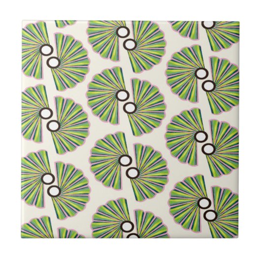 Art Deco-Muster Fliese (Vorderseite)