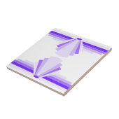 Art Deco Muster in Lila Fliese (Seite)