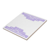 Art Deco Muster in Lilac Fliese (Seite)