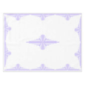 Art Deco Muster in Lilac Tischdecke (Vorderseite (Horizontal))