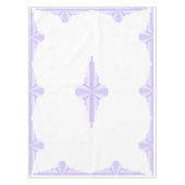 Art Deco Muster in Lilac Tischdecke (Vorderseite)