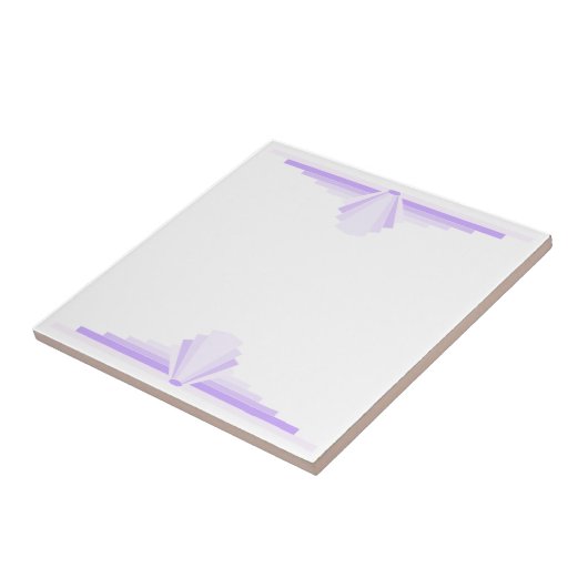 Art-Déco-Muster in Pässen Fliese (Seite)