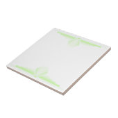 Art Deco Muster in Pastel Green Fliese (Seite)
