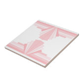 Art Deco Muster in Peach Fliese (Seite)