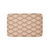 Art-Déco-Muster in Rose Badematte (Vorderseite)