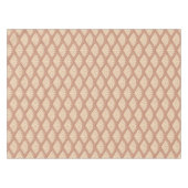 Art-Déco-Muster in Rose Tischdecke (Vorderseite (Horizontal))