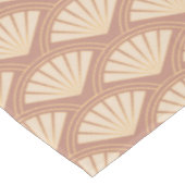 Art-Déco-Muster in Rose Tischdecke (Schrägansicht)