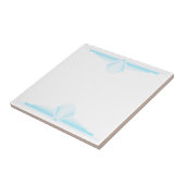 Art Deco Muster in Soft Blue Fliese (Seite)