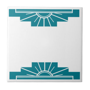 Art Deco Muster in Türk Fliese